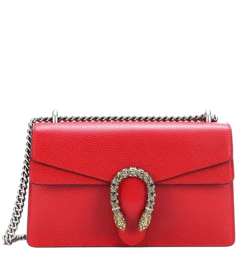 gucci dionysus red leather mini chain bag|Gucci dionysus bag suede medium.